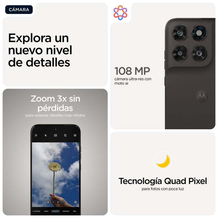 EAN 0840493617183 - Motorola moto g77 17,3 cm (6.8") Ranura híbrida Dual SIM Android 16.0 5G USB Tipo C 8 GB 512 GB 5200 mAh  imagen 6