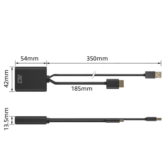 Hdmi To Displayport Adapter, 4k@60hz