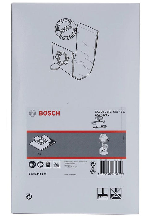 EAN 3165140605779 - Bosch 2 605 411 229 accesorio para extractores de polvo Bolsa para el polvo imagen 2