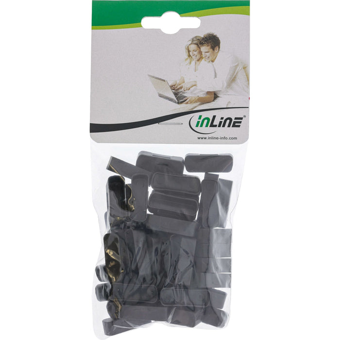 Inline Dust Cover Para Tomas Dvi Negro 50 Uds.