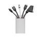 EAN 5902211107521 - Maclean MCTV-575 organizador de cables Piso Tubo flexible para protección de cables Blanco 1 pieza(s) imagen 4