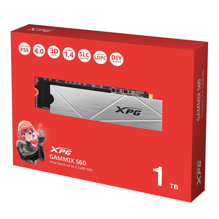 EAN 4711085946157 - XPG GAMMIX S60 1 TB M.2 PCI Express 4.0 NVMe 3D NAND imagen 8