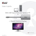 EAN 8719214471651 - CLUB3D CAC-1510-A adaptador de cable de vídeo 0,25 m USB Tipo C DVI-D Gris imagen 5