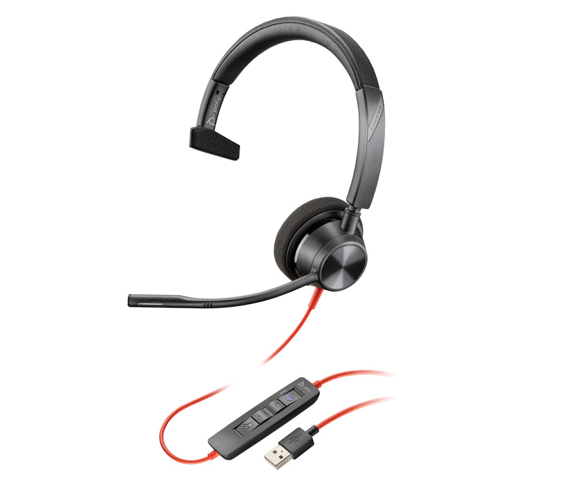 EAN 0197029372789 - HP Poly Blackwire 3310 Microsoft Teams Certified Headset +USB-C/A Adapter TAA Alámbrico Diadema Oficina/C imagen 5