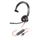 EAN 0197029372789 - HP Poly Blackwire 3310 Microsoft Teams Certified Headset +USB-C/A Adapter TAA Alámbrico Diadema Oficina/C imagen 5