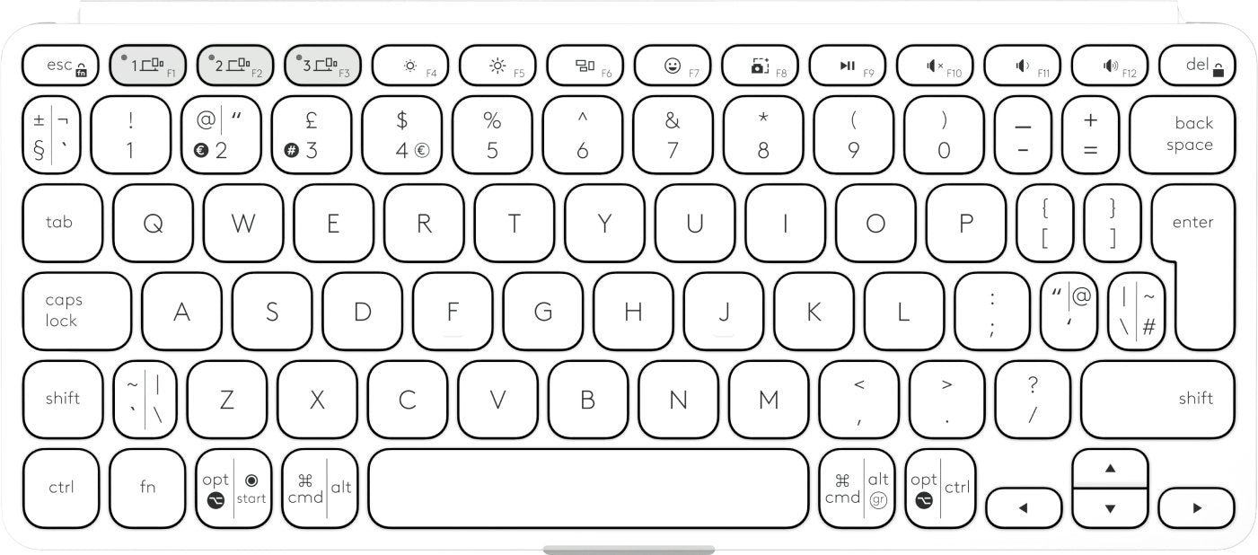 EAN 5099206125896 - Logitech 920-012985 teclado para móvil QWERTY Internacional de EE.UU. Bluetooth Blanco imagen 2