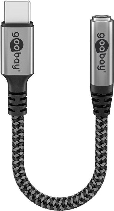 Cable De Audio - Usb-C Macho A 3,5 Mm Hembra Cable Textil Nylon