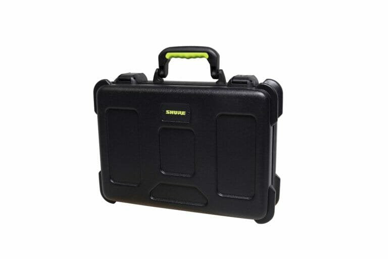 Estuche Shure Sh-Miccasew06  De Plástico Con Asa Para Transportar Micrófonos