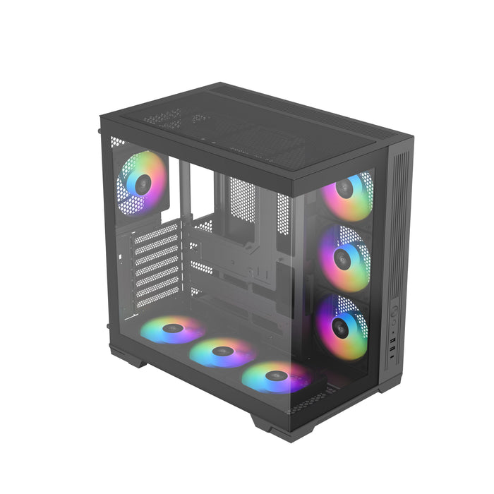 Sama V52 Atx Mid-Tower Atx Pc Case Black Retail