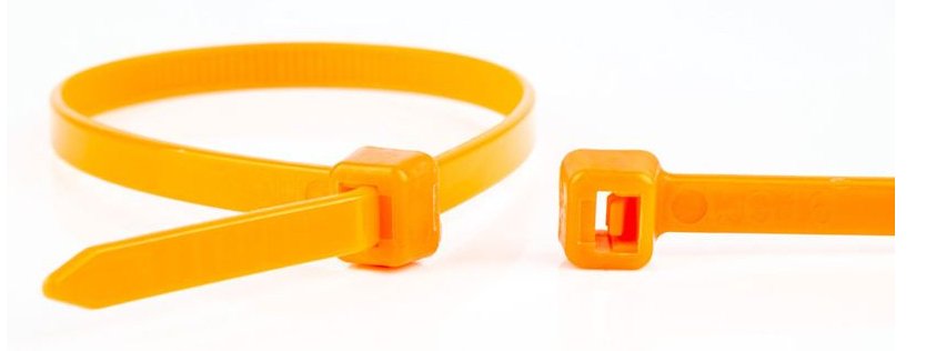 EAN 8717278577821 - WKK 110194371 presilla Brida reutilizable Plástico, Poliamida Naranja 100 pieza(s) imagen 1