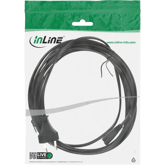 Cable De Alimentación Inline Tipo C Euro Macho A Euro 8 Hembra 3m