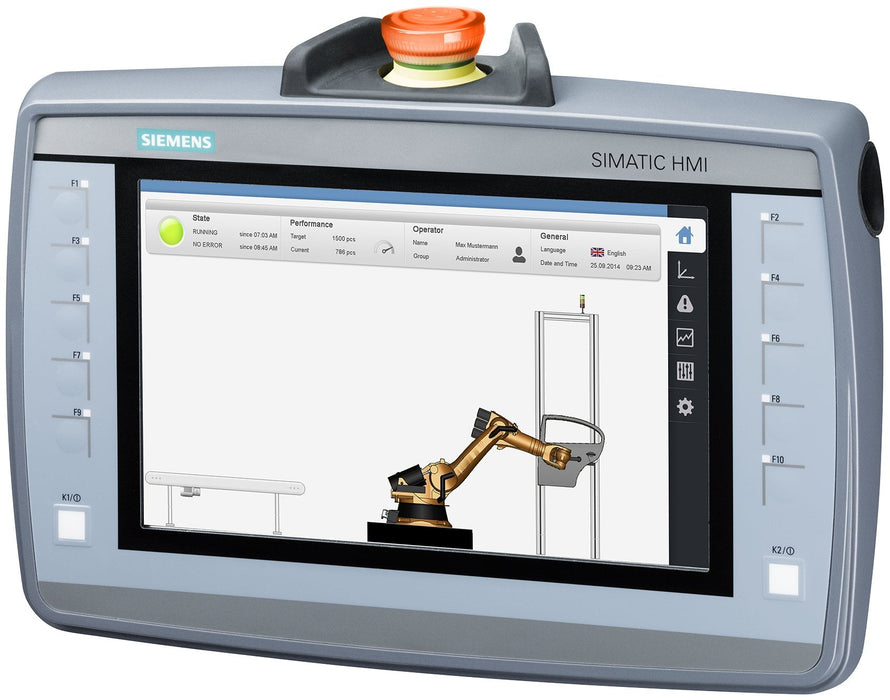 Siemens Simatic Hmi Ktp900f Mobile 22.90cm 9" Tft Touch-Panel 800x480 Profinet