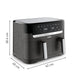 EAN 3045380024243 - Tefal Dual Easy Fry & Grill EY905B Doble 8,3 L Independiente 2700 W Freidora de aire caliente Gris imagen 13