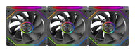EAN 8435693111627 - Mars Gaming MF-LINKFINITYKIT2R Carcasa del ordenador Ventilador 12 cm Negro 3 pieza(s) imagen 1