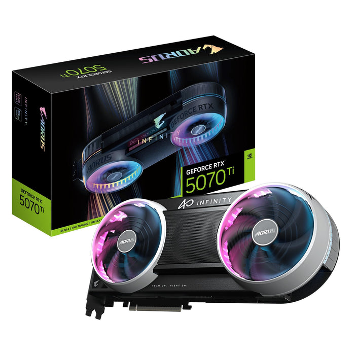 Nvidia Geforce - Rtx5070 Ti - 16go Gddr7 - 1 X Hdmi - 3 X Displayport - Pci Express 5.0 - Halo Rgb