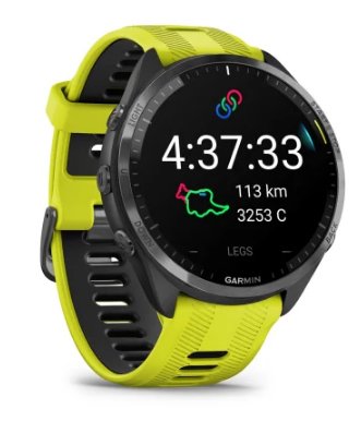 Smartwatch Garmin Forerunner 965 (1.4") Amoled 47 Mm Digital 454 X 454 Pixeles Pantalla Táctil Amarillo Wifi Gps (Satélite)