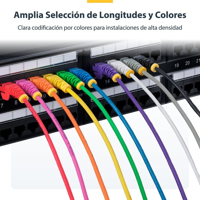 EAN 0065030918565 - StarTech.com N6PAT100CMPLS cable de red Púrpura U/UTP (UTP) Alrededor imagen 10