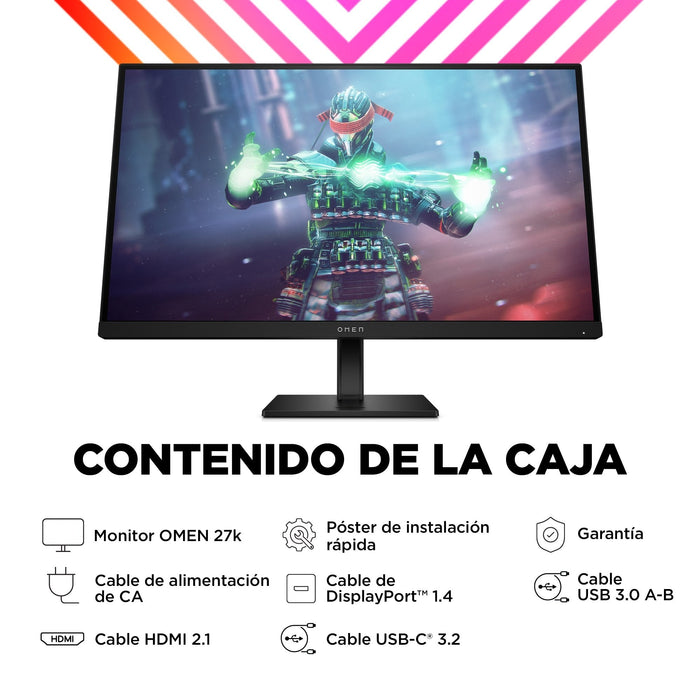 Hp Omen 27k 27" Led Ips Ultrahd 4k 144hz Freesync Premium