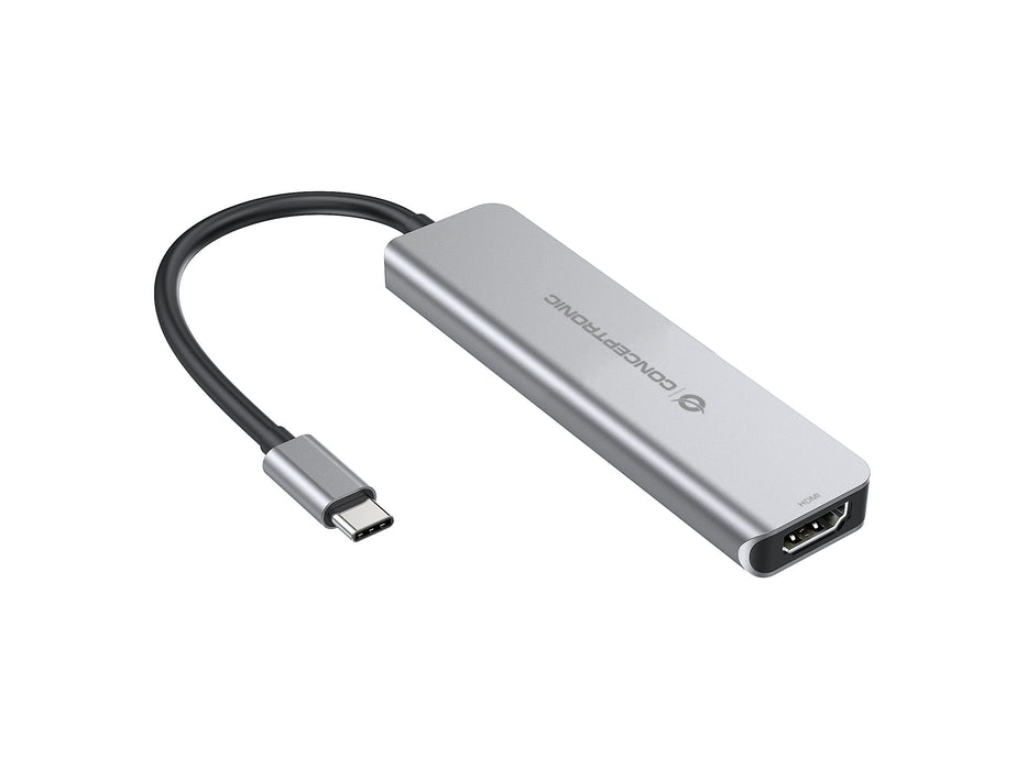EAN 4015867222812 - Conceptronic DONN02G base para portátil y replicador de puertos USB 3.2 Gen 1 (3.1 Gen 1) Type-C Aluminio imagen 11