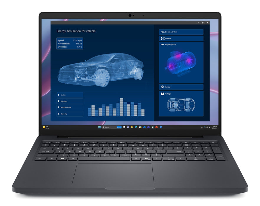 Portátil  Dell Pro Max 16 Mc16255 Copilot+ Pc Ai Pc Amd Ryzen Ai 7 Pro 350 / Hasta 5 Ghz Win 11 Pro Rtx Pro 1000 Blackwell 32 Gb Ram 1 Tb Ssd Sed Nvme Performance Tlc 16" 1920 X 1200 (Full Hd Plus) Gigabit Ethernet Wi-Fi 7 Magnetita Btp