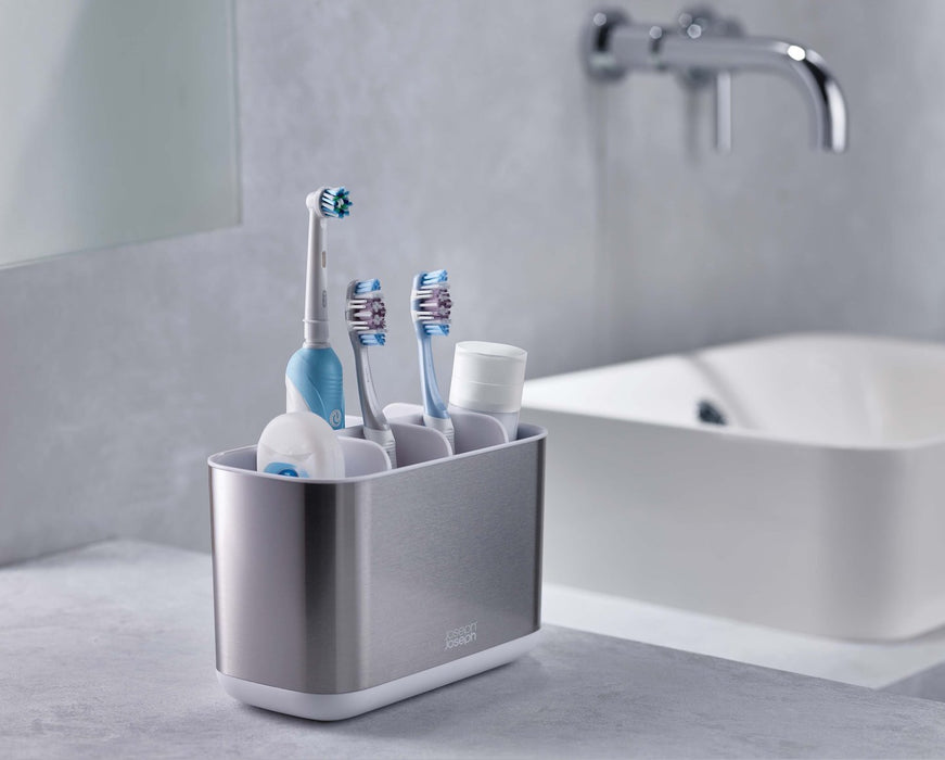 EAN 5028420001938 - Joseph Joseph 70531 portacepillo de dientes Acero inoxidable Soporte para cepillos de dientes independien imagen 3