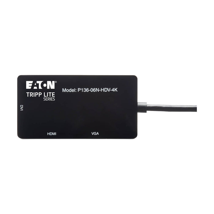 EAN 0037332190840 - Tripp Lite P136-06N-HDV-4K base para portátil y replicador de puertos Negro imagen 7