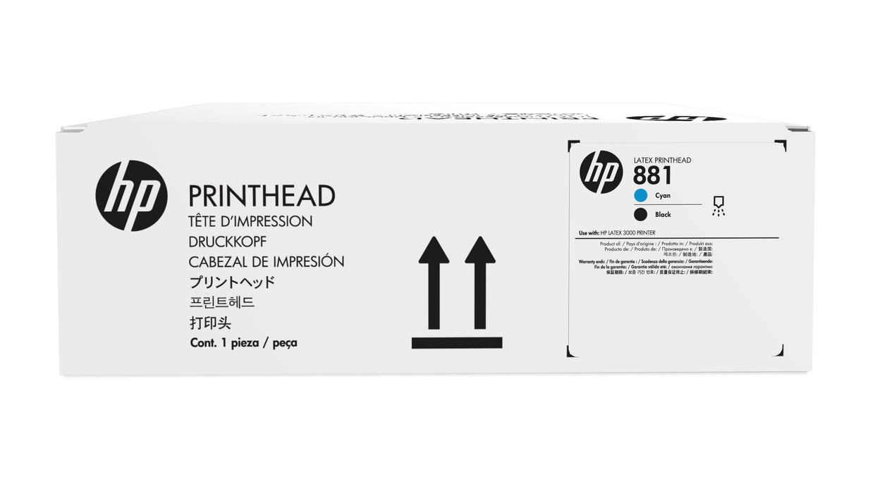 EAN 887758106617 - HP 881 Cyan/Black Latex Printhead cabeza de impresora Inyección de tinta térmica imagen 1