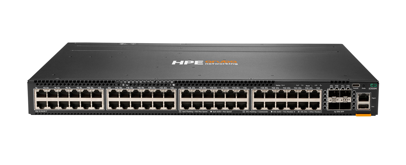 EAN 0190017339481 - HPE Aruba Networking CX 6300M 48-port 1GbE and 4-port SFP56 Switch imagen 1