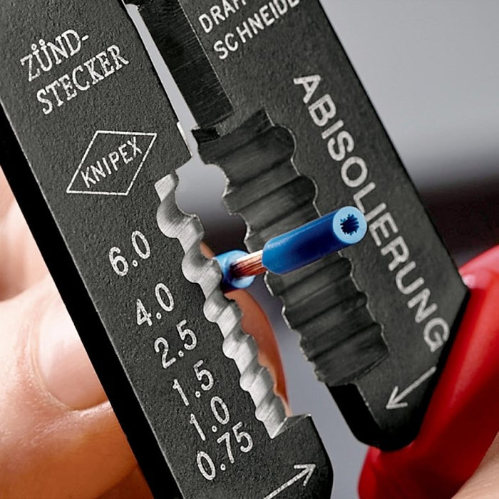 EAN 4003773019695 - Knipex 97 21 215 B Herramienta para prensar Negro, Azul, Rojo imagen 6