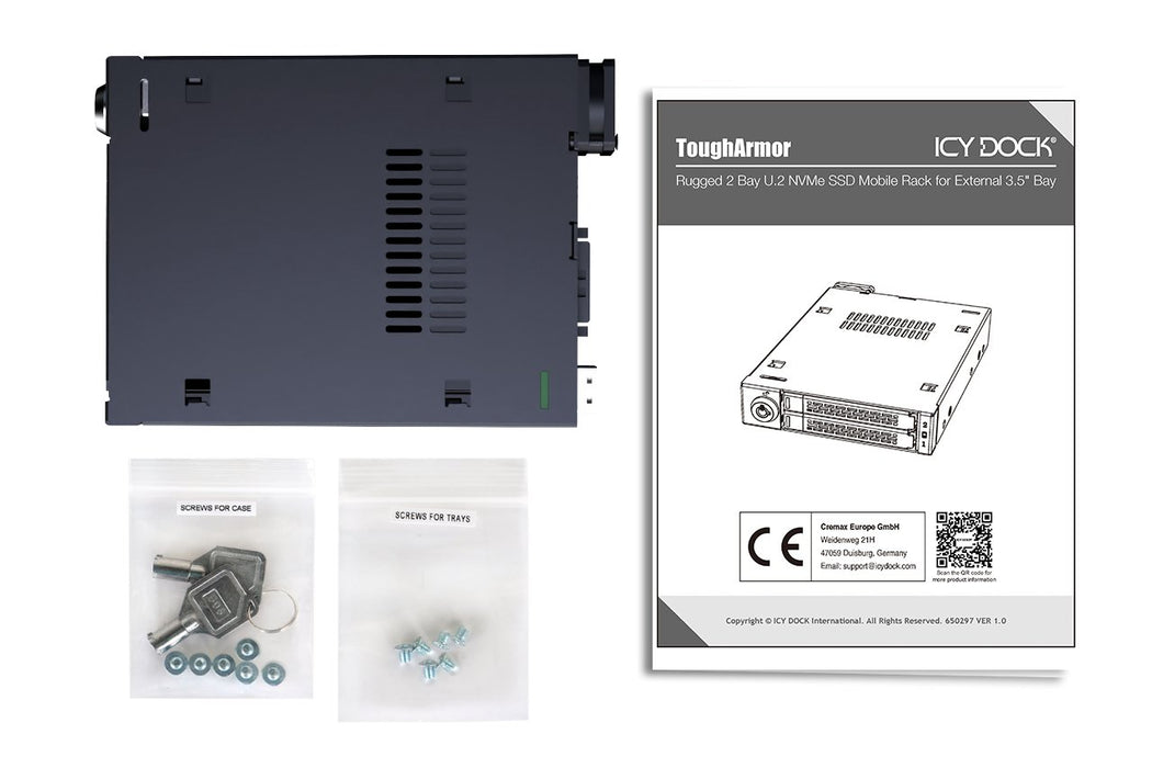 EAN 4713227445788 - Icy Dock MB092VK-B caja para disco duro externo Caja externa para unidad de estado sólido (SSD) Negro 2.5 imagen 8