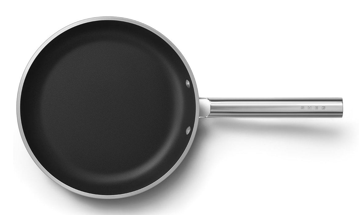 Smeg Fpf2802blm Bratpfanne, 28 Cm, Keramik, Edelstahlgriff, Mattschwarz