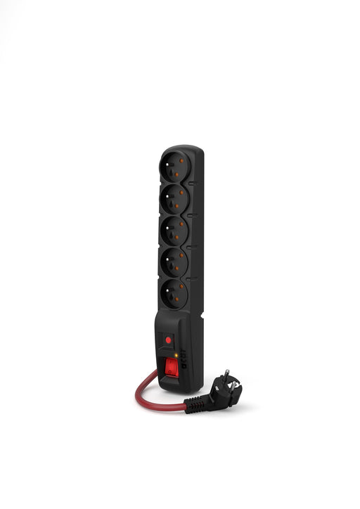 EAN 5904743405601 - ACAR F5 POWER Negro 5 salidas AC 230 V 3 m imagen 1
