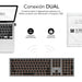 EAN 8436586742669 - SUBBLIM SUBKB-3MIE310 teclado Universal RF Wireless + Bluetooth QWERTY Español Negro, Gris imagen 3