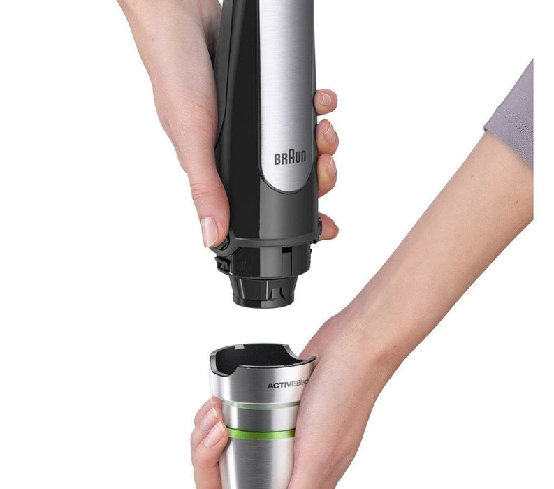 EAN 8021098774538 - Braun MQ 7000X 0,6 L Batidora de inmersión 1000 W Negro, Acero satinado imagen 4