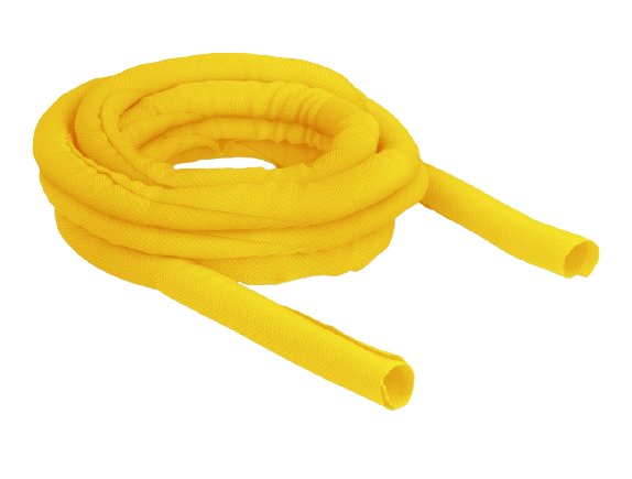 Manguera De Tela Con Cierre Automático Delock. Resimente Al Calor. 5mx19mm Amarillo