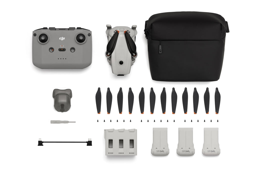 Dji Drone Lito 1 Fly More Combo With 4k/ 60fps Camera, Light Gray Eu (Cp.Ma.00000991.01)