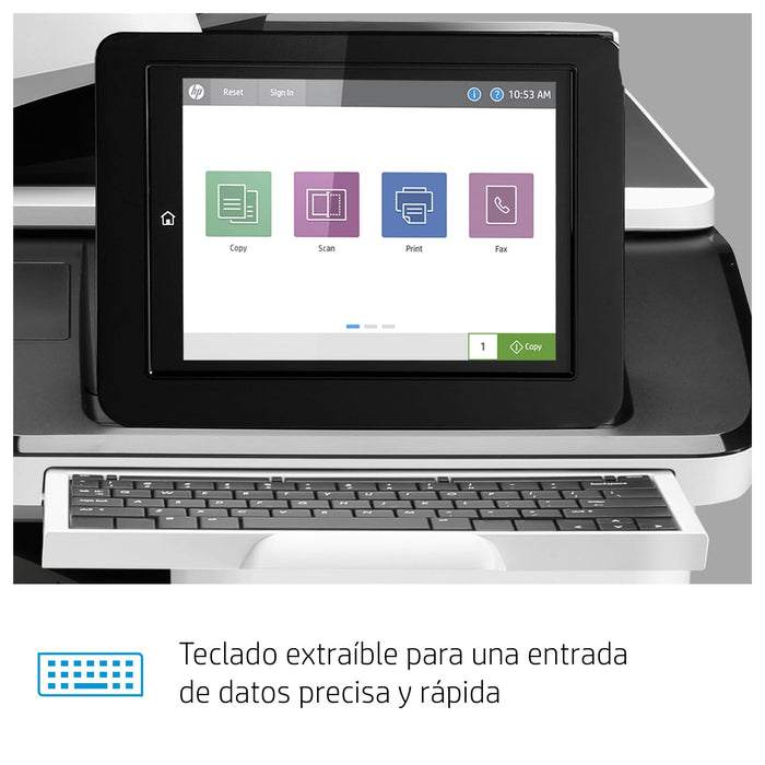 EAN 0193424432233 - HP Color LaserJet Enterprise Flow MFP M776z Laser A3 1200 x 1200 DPI 46 ppm Wifi imagen 7