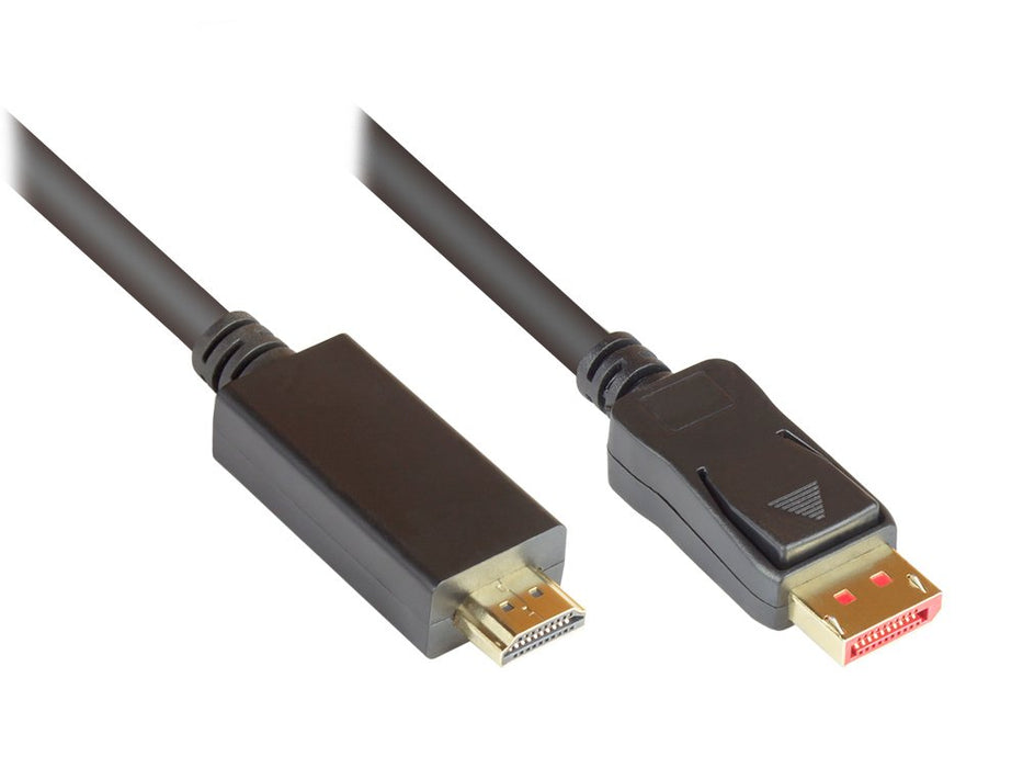EAN 4014619737604 - Alcasa DP14-HDMI1 adaptador de cable de vídeo 1 m DisplayPort HDMI Negro imagen 1