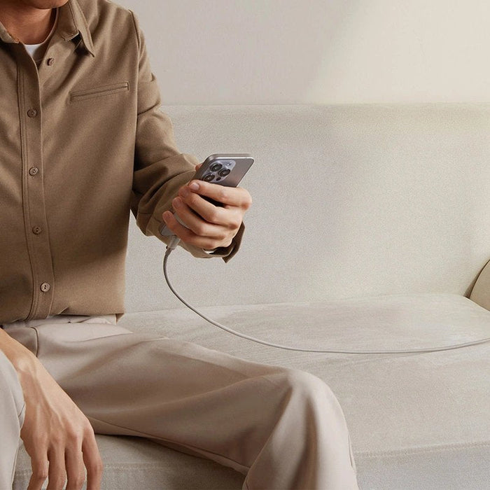 Titanium Alloy Fast Charging Cable Usb To Ip 2.4a 1m Galaxy Titanium Gold