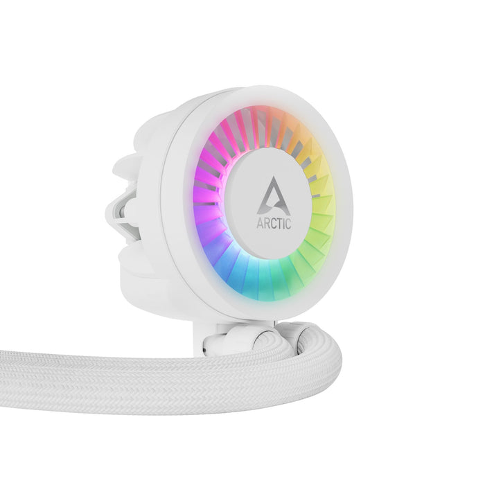Refrigeración Arctic Liquid Freezer Iii 420 A-Rgb Por Agua Blanco Acfre00153a
