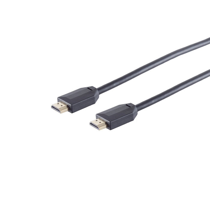 Hdmi (St-St) 1m 10k 120hz Hdmi 2.1 Chapado En Oro Negro