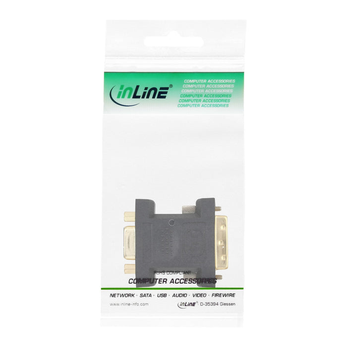 Adaptador Inline Dvi-A Dvi 12+5 Macho A Vga 15hd Hembra