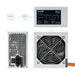 EAN 8433281007192 - TooQ Fonte Ecopower II unidad de fuente de alimentación 500 W 20+4 pin ATX ATX Plata imagen 6