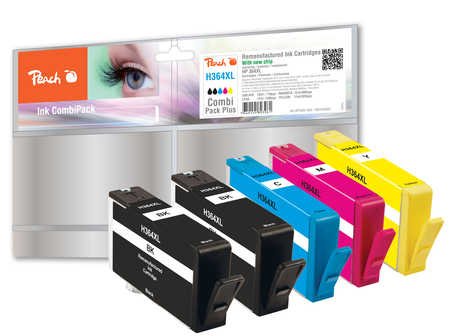 EAN 7640148551595 - Peach 316405 cartucho de tinta 5 pieza(s) Negro, Cian, Magenta, Amarillo imagen 2