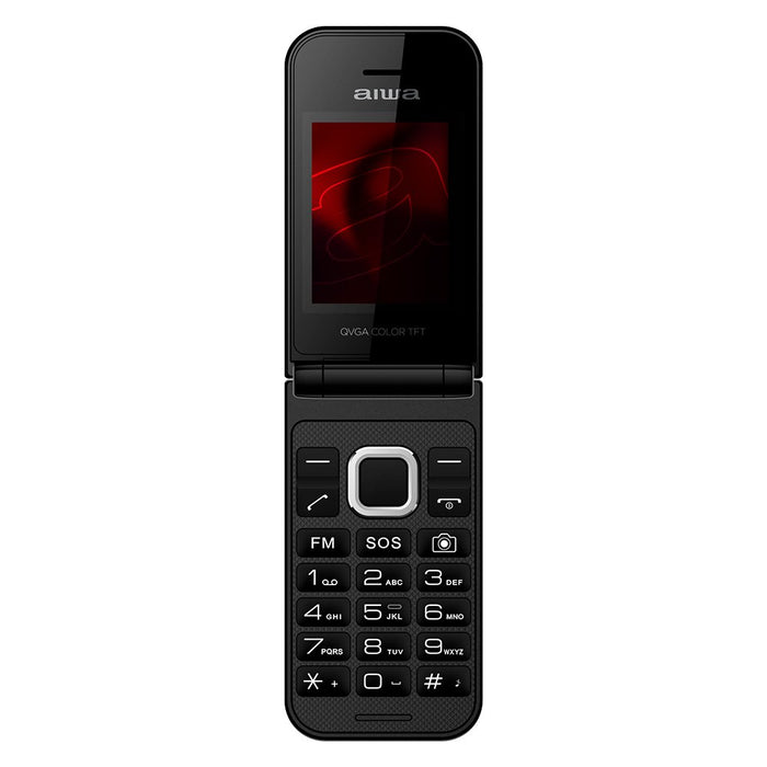 EAN 8435256897531 - Aiwa FP-24BK teléfono móvil 6,1 cm (2.4") 91,7 g Negro Característica del teléfono imagen 2