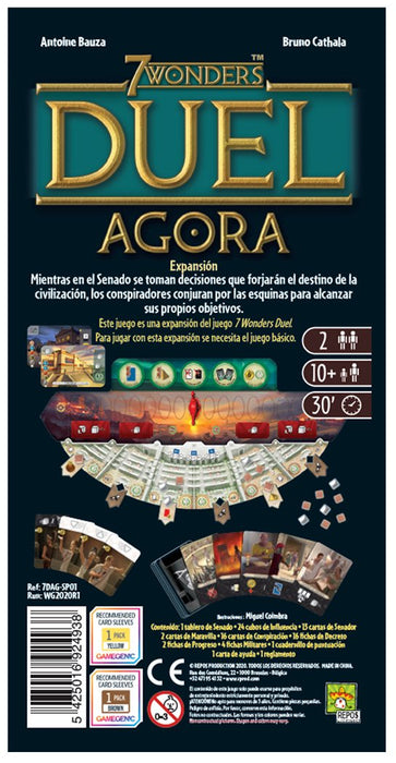 EAN 5425016924938 - Asmodee 7 Wonders Duel - Agora 7 Wonders: Duel Agora 30 min Expansión de juego de mesa Estrategia imagen 3