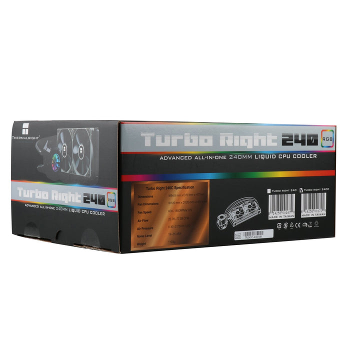 EAN 0814256001731 - Thermalright Turbo Right 360C Procesador Sistema de refrigeración líquida todo en uno 12 cm Negro imagen 10
