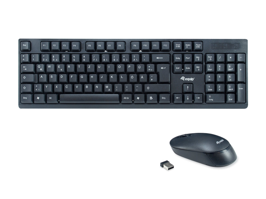 EAN 4015867230978 - Equip 245220 teclado Ratón incluido Oficina RF inalámbrico QWERTZ Alemán Negro imagen 1