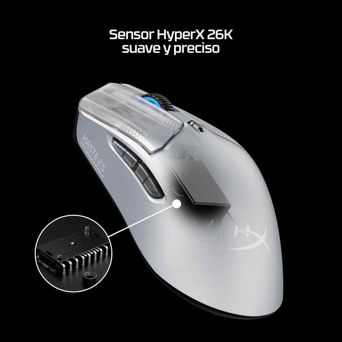 EAN 197961217414 - HyperX Pulsefire Haste 2 S Wireless Navy Gaming Mouse ratón Juego Ambidextro RF Wireless + Bluetooth + USB imagen 7