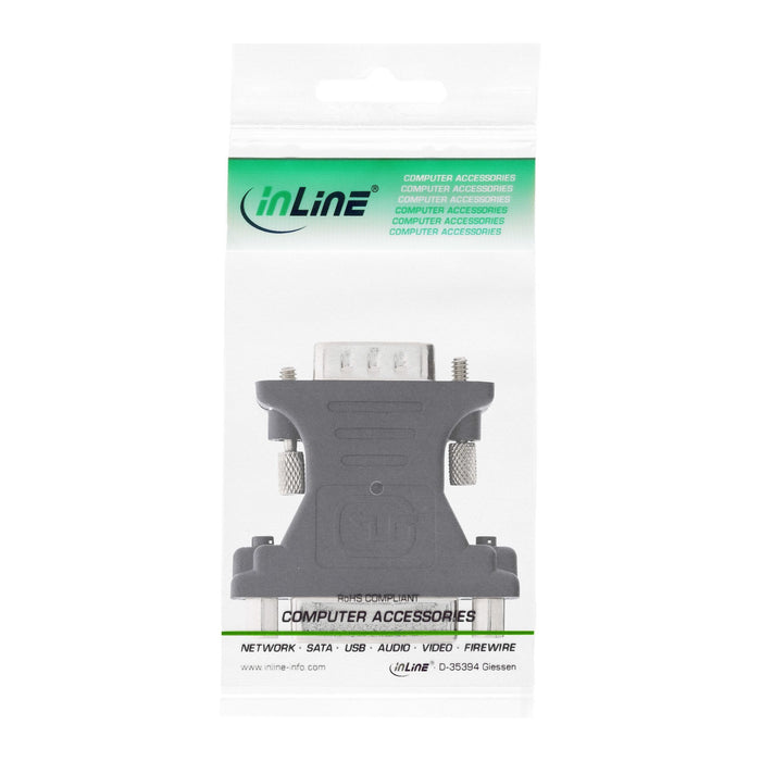 Adaptador Inline Dvi-A Dvi 24+5 Hembra A Hd15 Macho